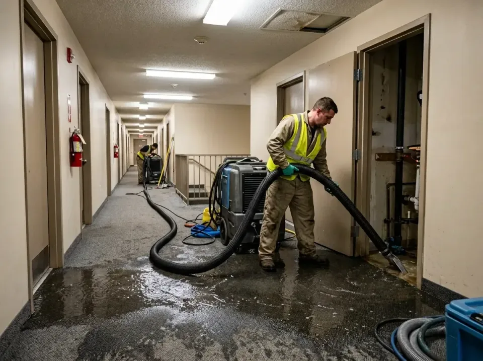 multi-unit-apartment-hallway-f-005 — frequently asked questions, Emergency Burst Pipe Water Extraction & Removal in Glendale…